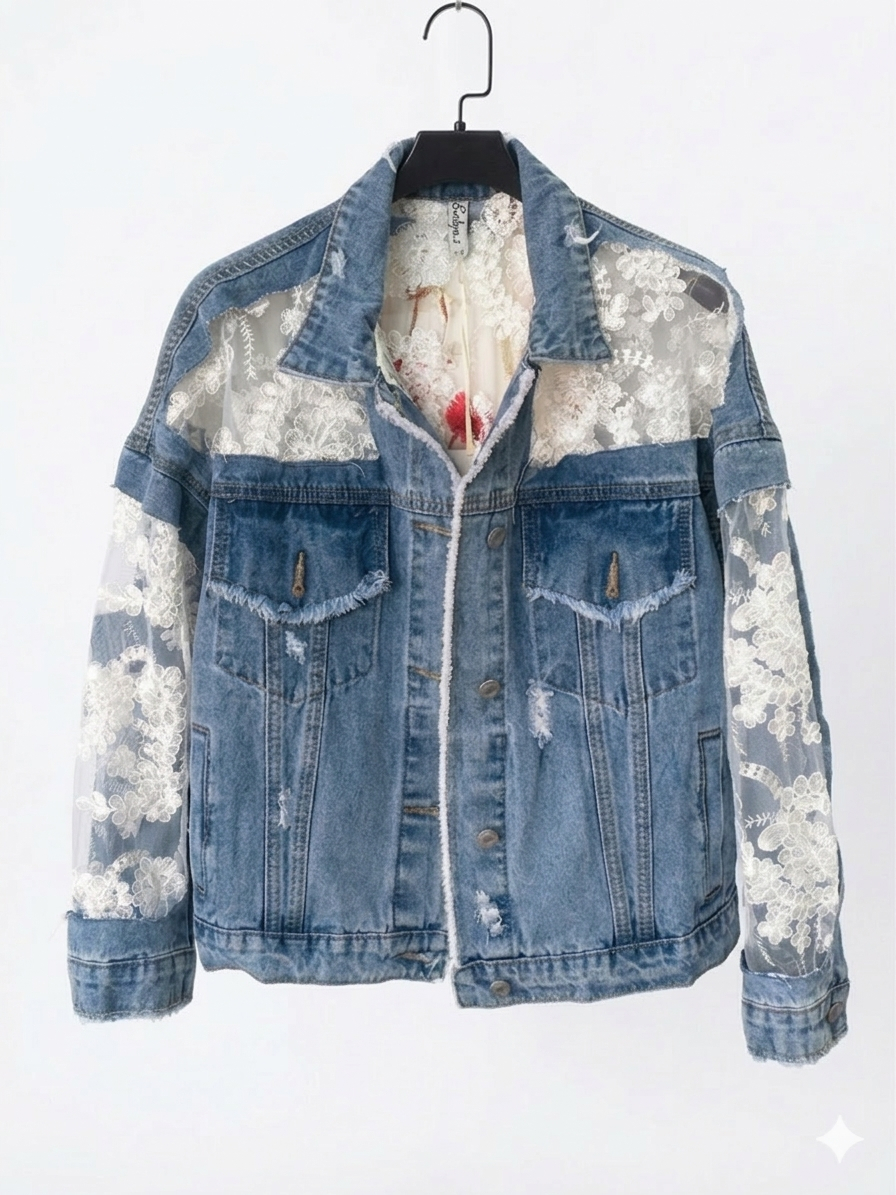 CAZADORAS VAQUERAS CON ENCAJES