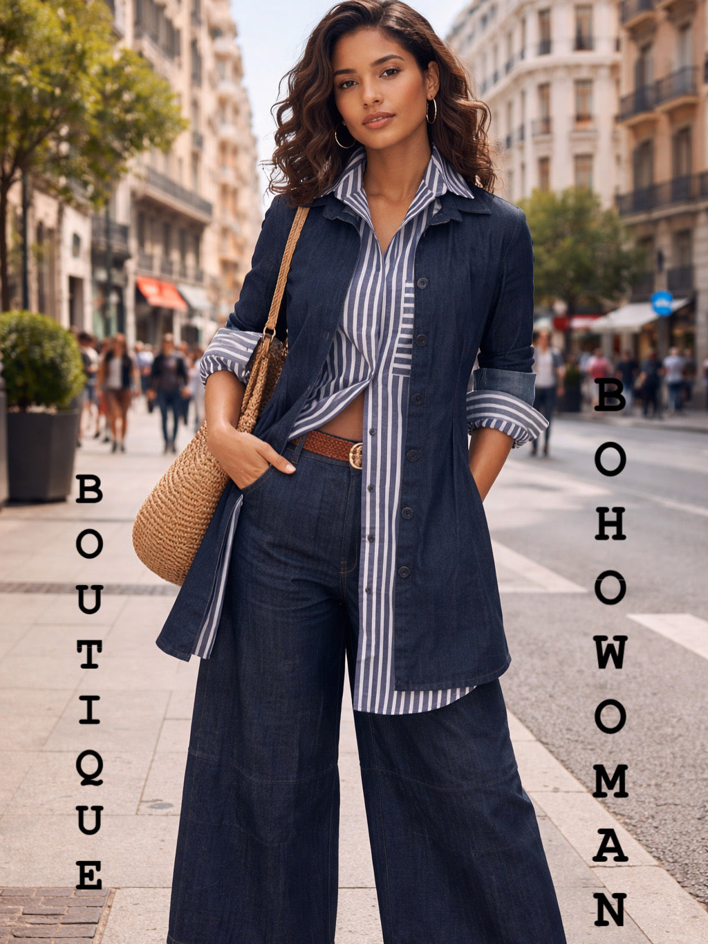 Chaqueta Levita jeans larga