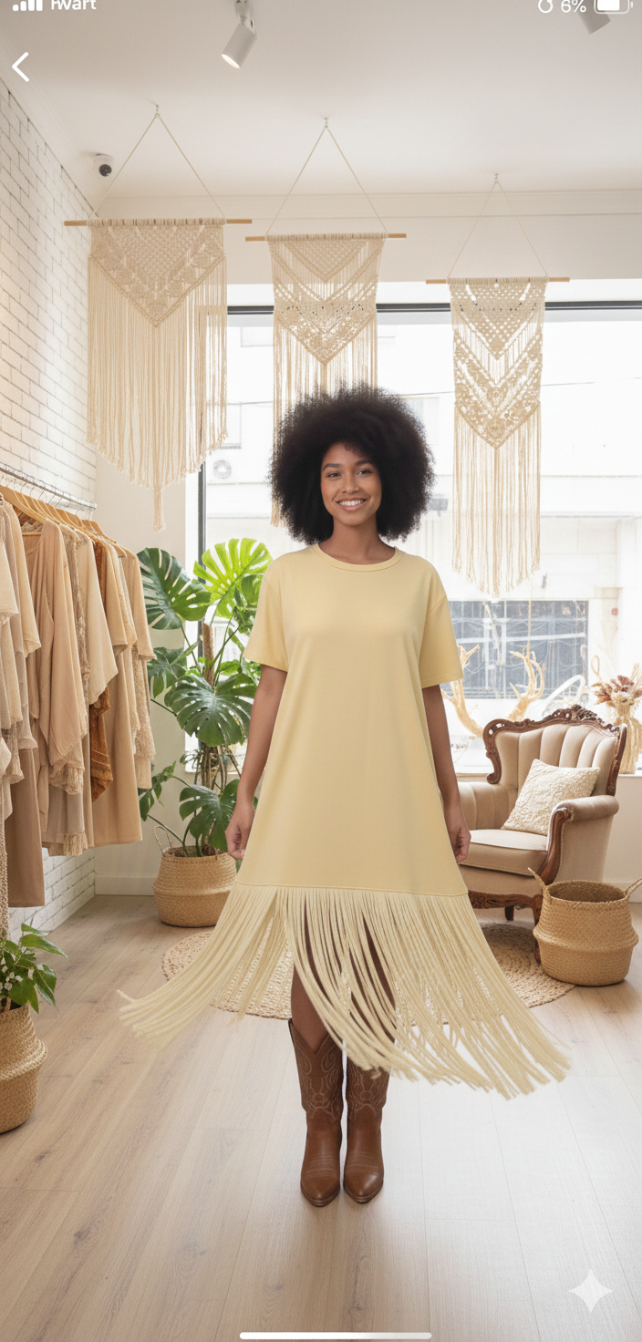 VESTIDO FLECOS ANTELINA PRIMAVERA