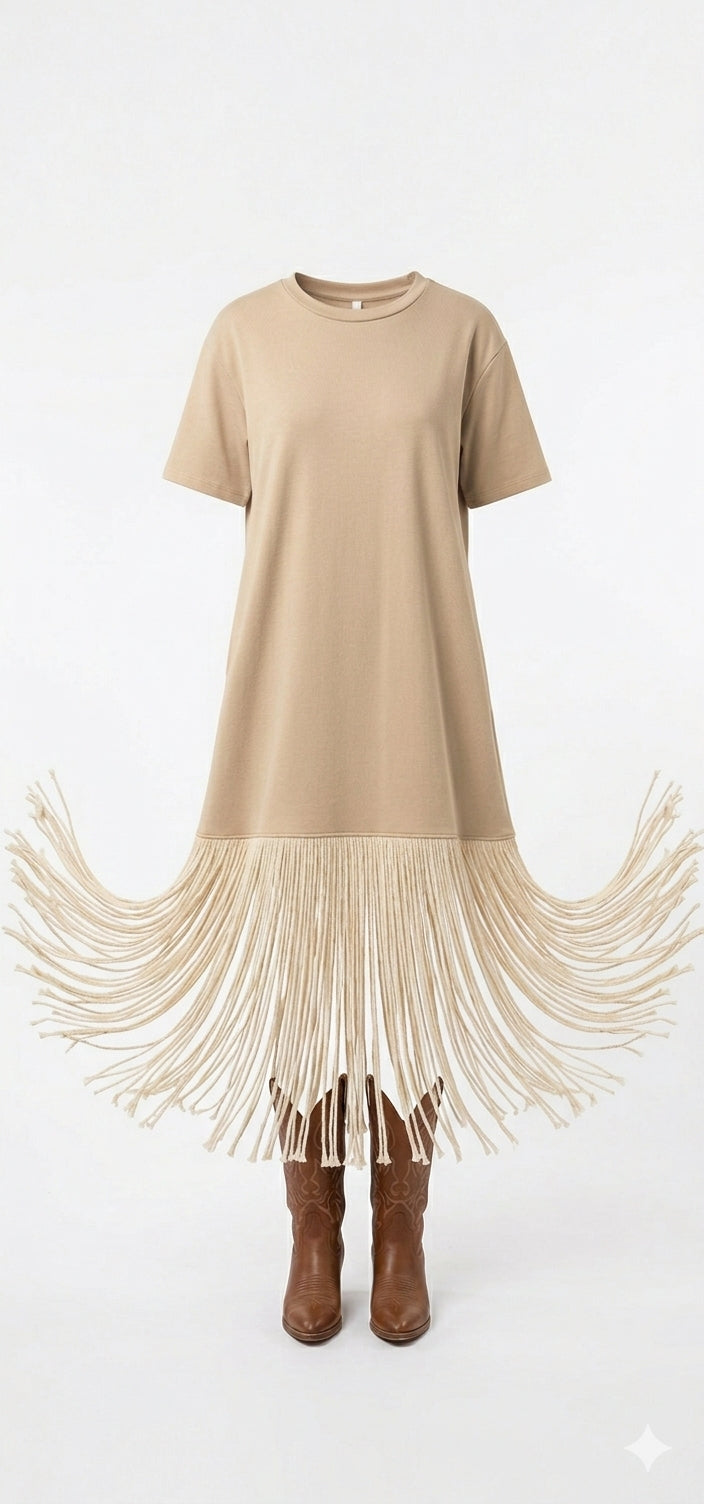 VESTIDO FLECOS ANTELINA PRIMAVERA