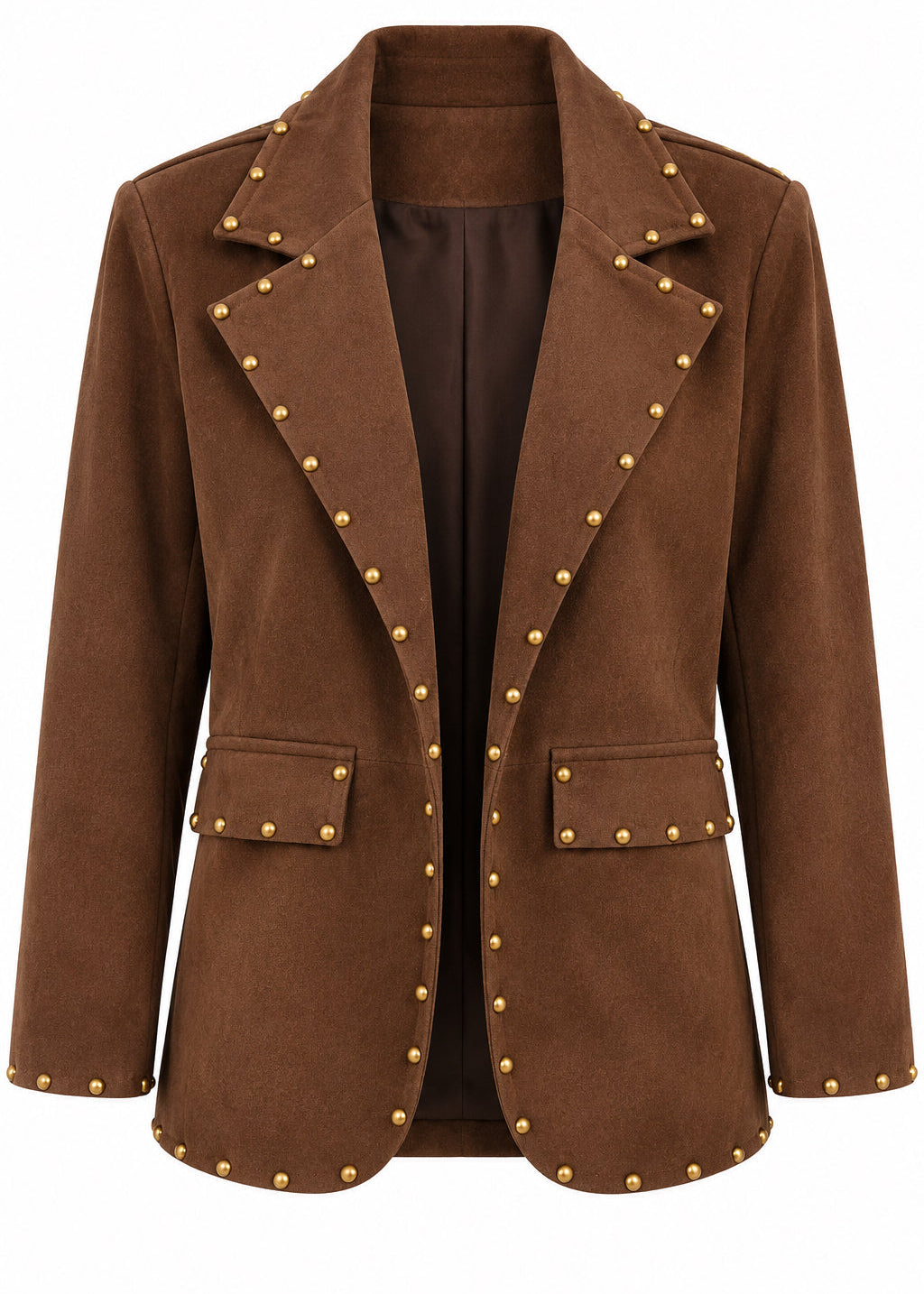 Chaqueta Antelina Camel