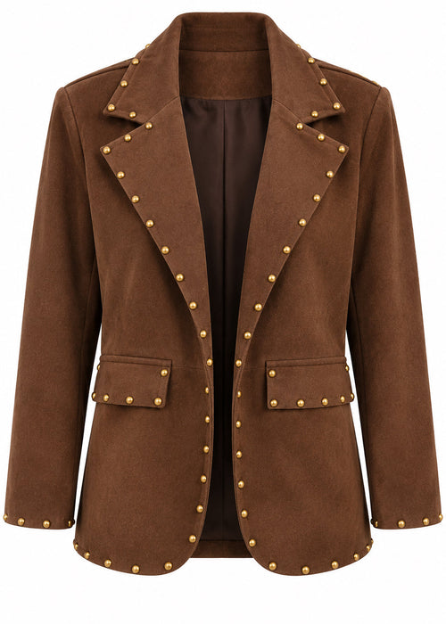 Chaqueta Antelina Camel