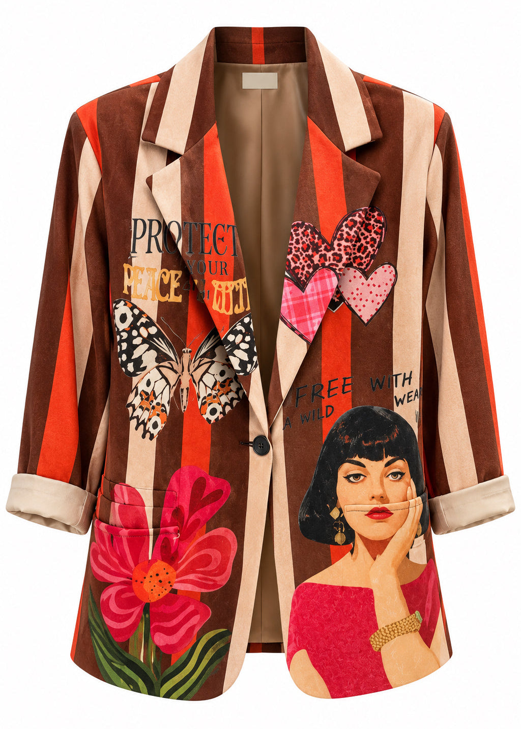 Blaizer Boho Estampada Artisitica